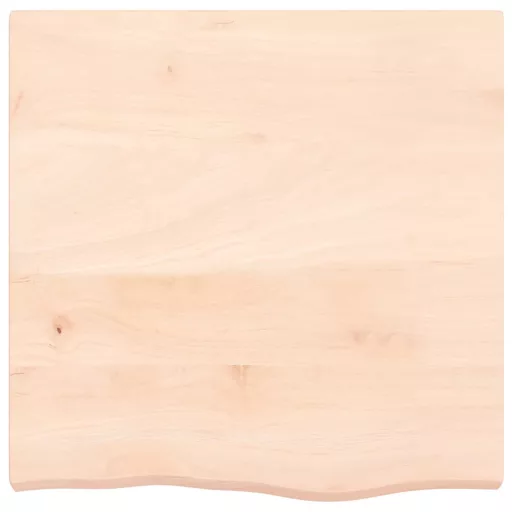 Kezeletlen tömör tölgyfa asztallap 60x60x(2-6) cm