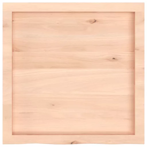 Kezeletlen tömör tölgyfa asztallap 60x60x(2-6) cm