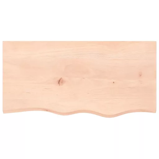 Kezeletlen tömör tölgyfa asztallap 80x40x(2-6) cm