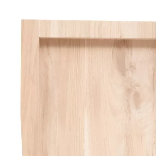 Kezeletlen tömör tölgyfa asztallap 80x40x(2-6) cm