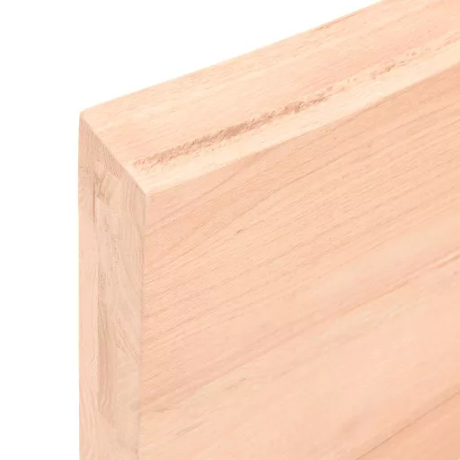 Kezeletlen tömör tölgyfa asztallap 80x40x(2-6) cm