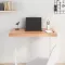Világosbarna kezelt tömör tölgyfa asztallap 80x60x(2-6) cm