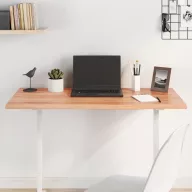   Világosbarna kezelt tömör tölgyfa asztallap 100 x 50 x 2 cm