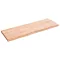 Világosbarna kezelt tömör tölgyfa asztallap 120x40x(2-4) cm
