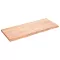 Világosbarna kezelt tömör tölgyfa asztallap 120x50x(2-4) cm