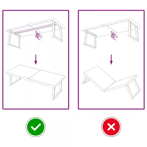 Világosbarna kezelt tömör tölgyfa asztallap 140x60x(2-4) cm