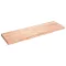 Világosbarna kezelt tömör tölgyfa asztallap 160x50x(2-6) cm