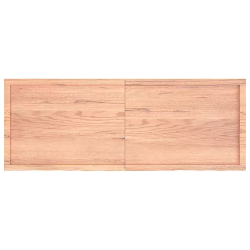 Világosbarna kezelt tömör tölgyfa asztallap 160x60x(2-4) cm
