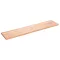 Világosbarna kezelt tömör tölgyfa asztallap 180x40x(2-4) cm