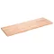 Világosbarna kezelt tömör tölgyfa asztallap 180x60x(2-4) cm