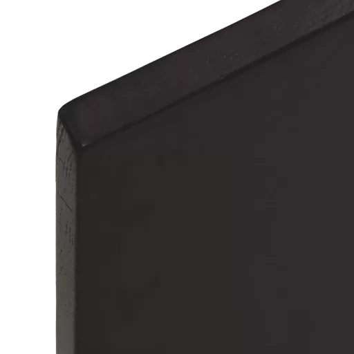 Sötétbarna kezelt tömör tölgyfa asztallap 80x60x2 cm