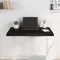 Sötétbarna kezelt tömör tölgyfa asztallap 80x60x(2-4) cm