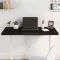 Sötétbarna kezelt tömör tölgyfa asztallap 100x50x(2-6) cm