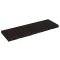 Sötétbarna kezelt tömör tölgyfa asztallap 120x40x(2-6) cm