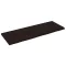Sötétbarna kezelt tömör tölgyfa asztallap 140x50x(2-4) cm