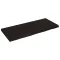 Sötétbarna kezelt tömör tölgyfa asztallap 140x60x(2-6) cm