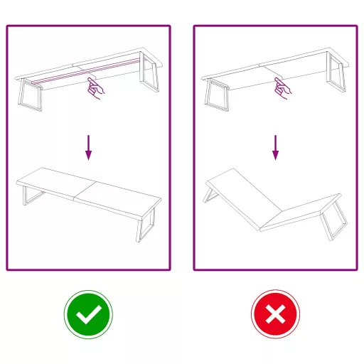 Sötétbarna kezelt tömör tölgyfa asztallap 200x50x(2-6) cm