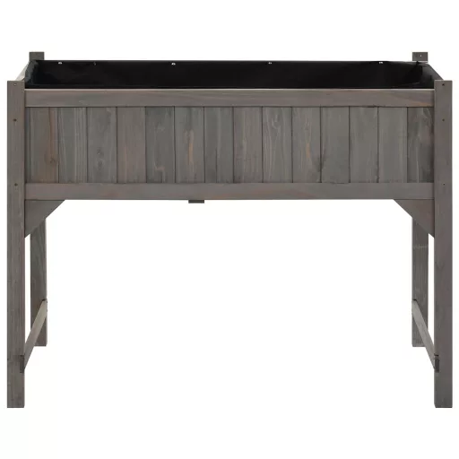 Tömör fenyőfa magaságyás melegházzal 110 x 54 x 120 cm