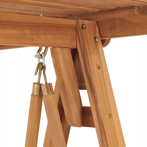 Tömör tíkfa hintapad 174 cm