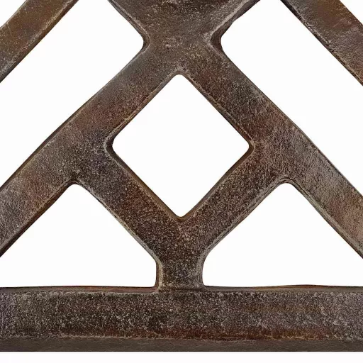 Bronzszínű öntöttvas napernyőtalp 44 x 44 x 31 cm