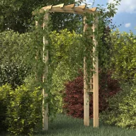   Impregnált tömör fenyőfa rácsos boltív 110 x 60 x 210 cm