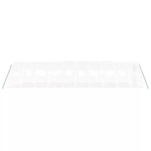 Fehér acélvázas melegház 40 m² 10x4x2 m