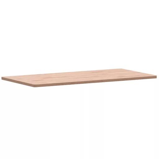 Tömör bükkfa téglalap alakú asztallap 100x50x1,5 cm