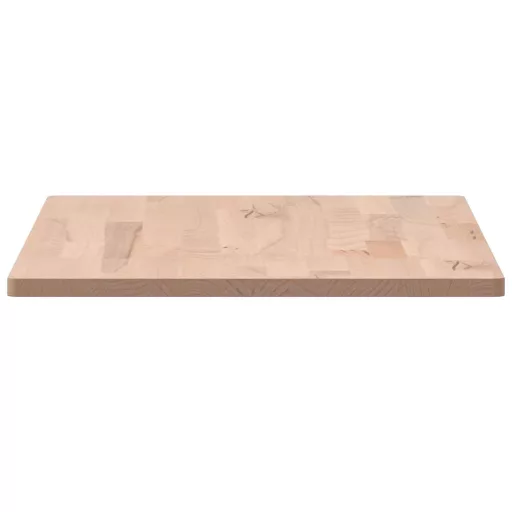 Tömör bükkfa téglalap alakú asztallap 100x50x1,5 cm