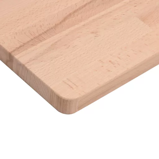 Tömör bükkfa téglalap alakú asztallap 100x50x1,5 cm