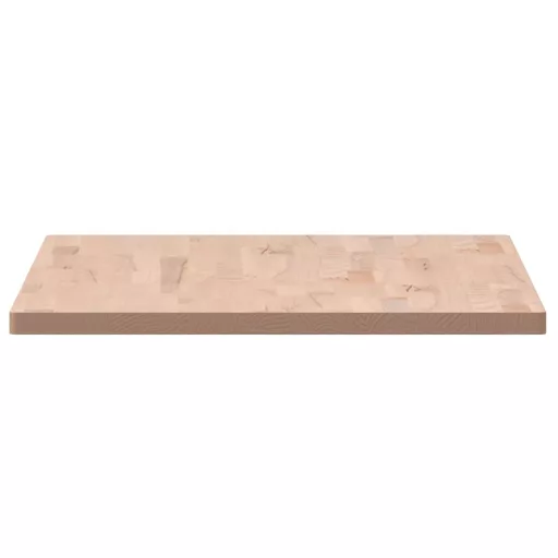 Tömör bükkfa téglalap alakú asztallap 100x60x2,5 cm