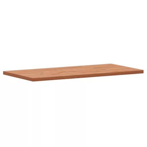 Tömör bükkfa téglalap alakú asztallap 100x50x2,5 cm