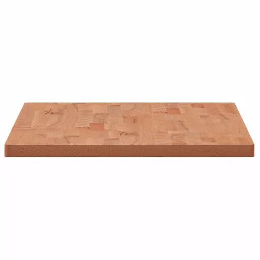 Tömör bükkfa téglalap alakú asztallap 100x50x2,5 cm