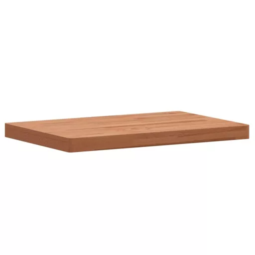 Tömör bükkfa téglalap alakú asztallap 60x40x4 cm