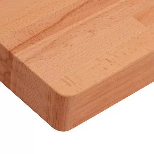 Tömör bükkfa téglalap alakú asztallap 60x40x4 cm