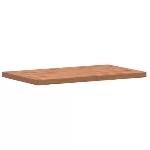 Tömör bükkfa téglalap alakú asztallap 100x60x4 cm