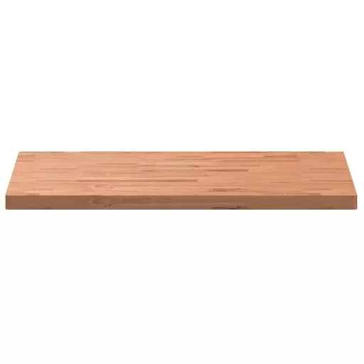 Tömör bükkfa téglalap alakú asztallap 100x60x4 cm