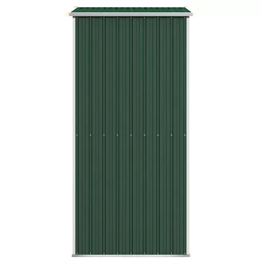 Zöld horganyzott acél kerti fészer 192x108x223 cm