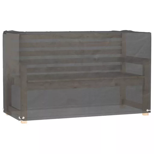 Téglalap alakú kerti bútor huzat 8 fűzőlyukkal 125x55x75 cm