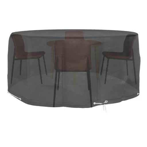 Kerek kerti bútorhuzat 10 fűzőlyukkal Ø260 x 90 cm