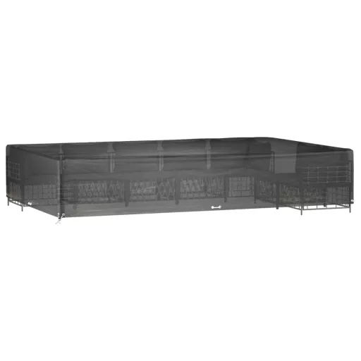 Téglalap alakú kerti bútorhuzat 16 fűzőlyukkal 325x205x60 cm