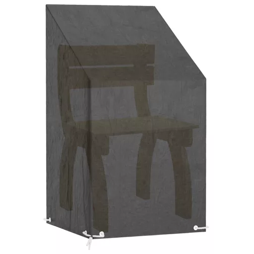 Polietilén kerti szék huzat 8 fűzőlyukkal 65 x 65 x 80/120 cm