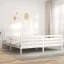 Tömör fa ágykeret fejtámlával 200 x 200 cm