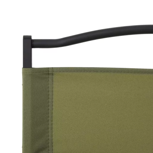 2 db zöld oxford szövet camping szék 54x55x78 cm