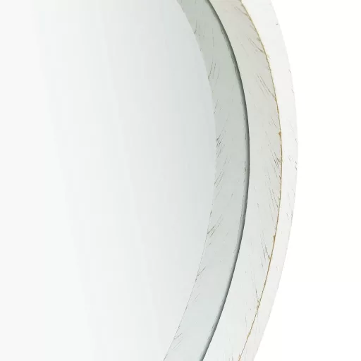 Fehér fali tükör pánttal 40 cm