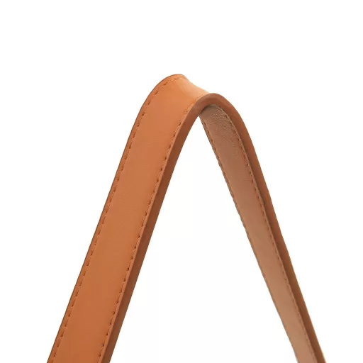 Ezüstszínű fali tükör pánttal 40 cm