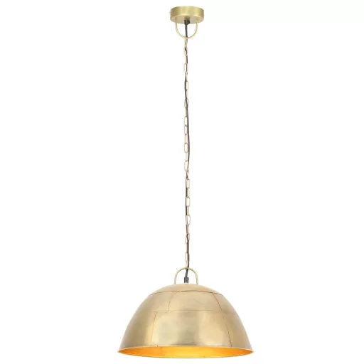 Kerek sárgaréz ipari függőlámpa 25 W 41 cm E27