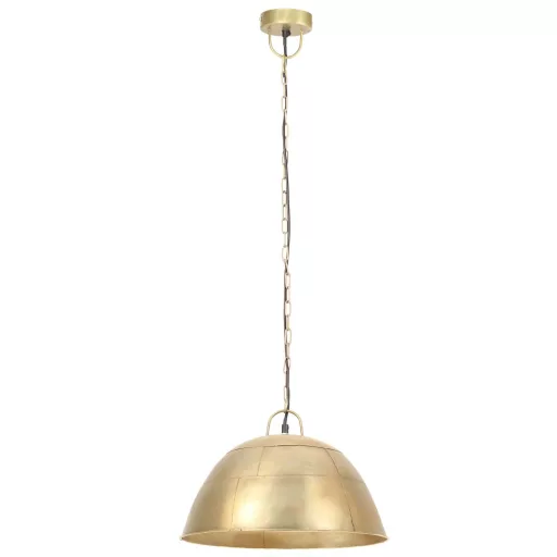 Kerek sárgaréz ipari függőlámpa 25 W 41 cm E27