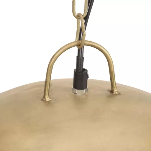 Kerek sárgaréz ipari függőlámpa 25 W 41 cm E27
