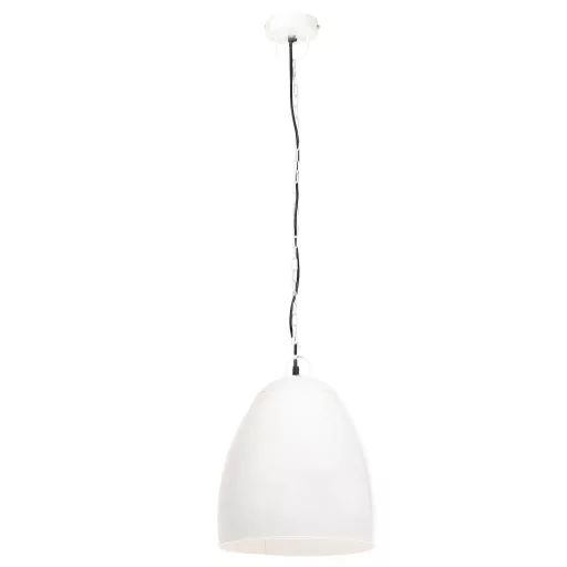 Kerek fehér ipari függőlámpa 25 W 42 cm E27