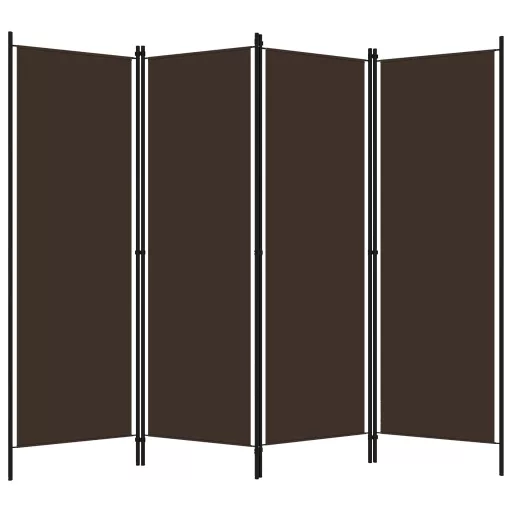 Barna 4 paneles paraván 200 x 180 cm